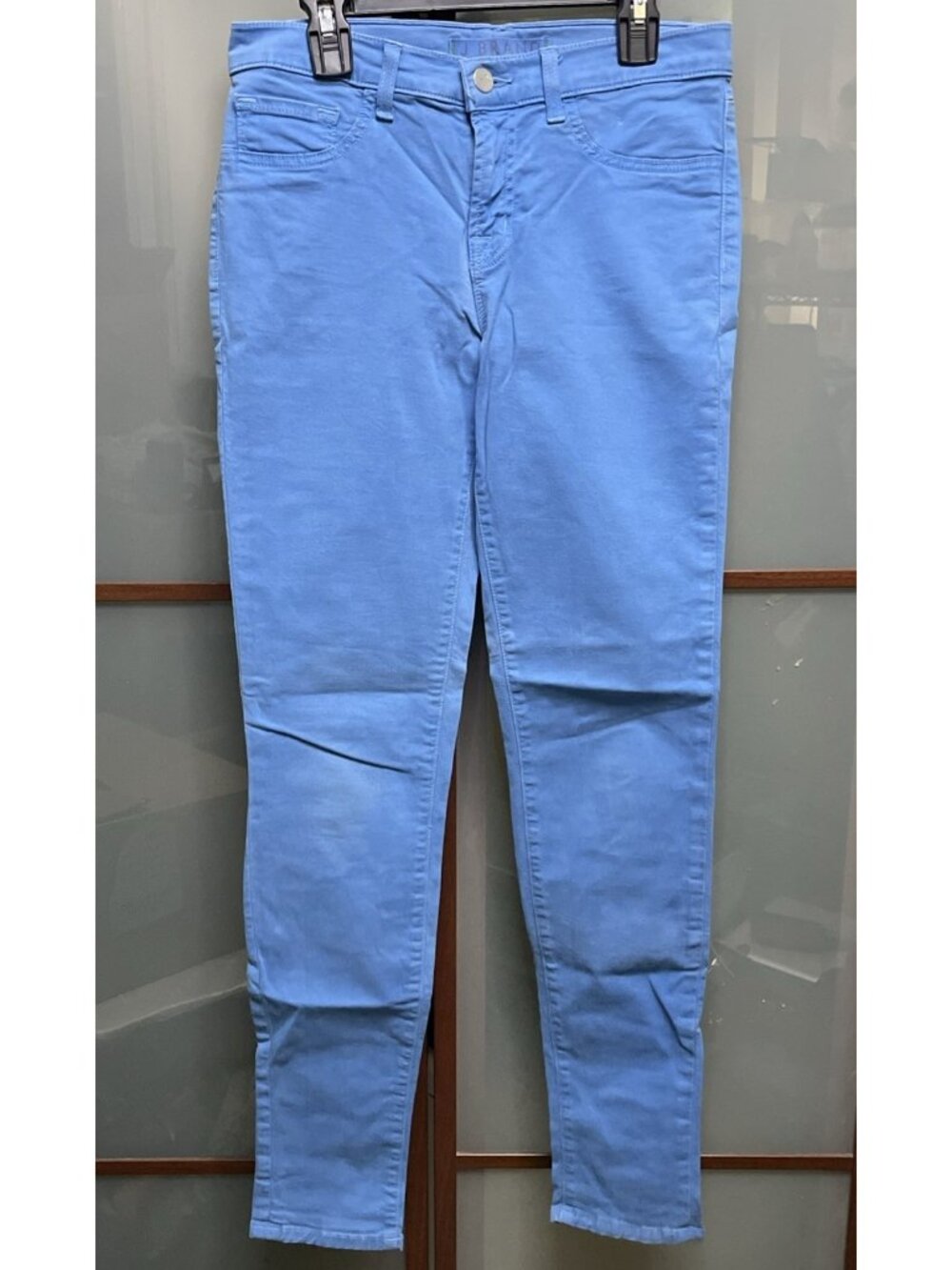 J Brand Skinny Blue Bonnt Size 27 Cigarette Slim Pencil Leg Stretch Denim Jeans